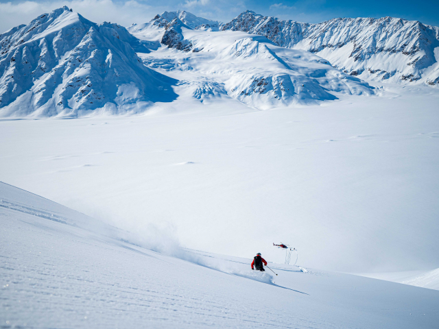 Heli Skiing Alaskas Tordrillo Mountains