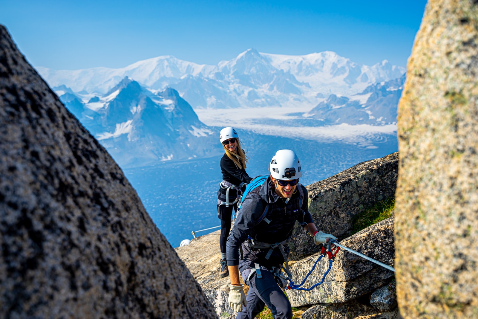 climbing alaska via ferrata tordrillo mountain lodge