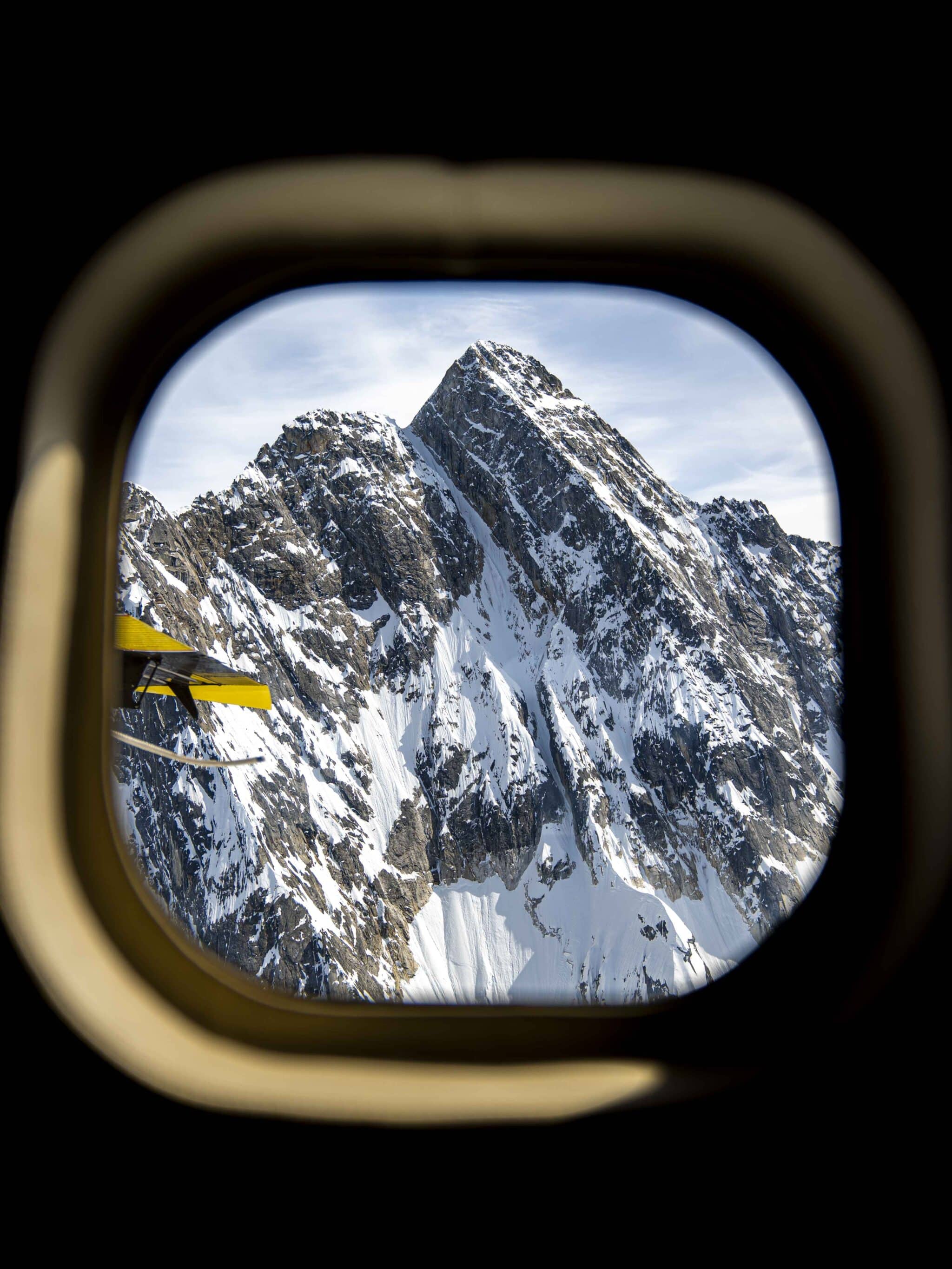 the view through the window in the turbine otter